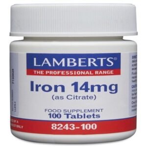 Hierro · Lamberts · 100 comprimidos