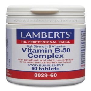 Vitamina B50 Complex · Lamberts · 60 comprimidos