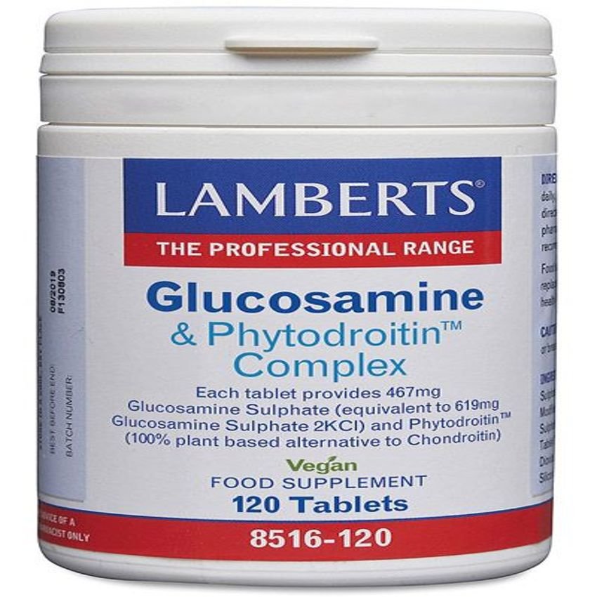 Glucosamina y Phytodroitin Complex · Lamberts · 120 comprimidos