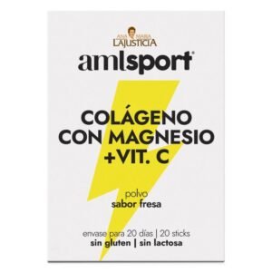 Colágeno con Magnesio + Vitamina C AMLSport · Ana María LaJusticia · 20 sticks
