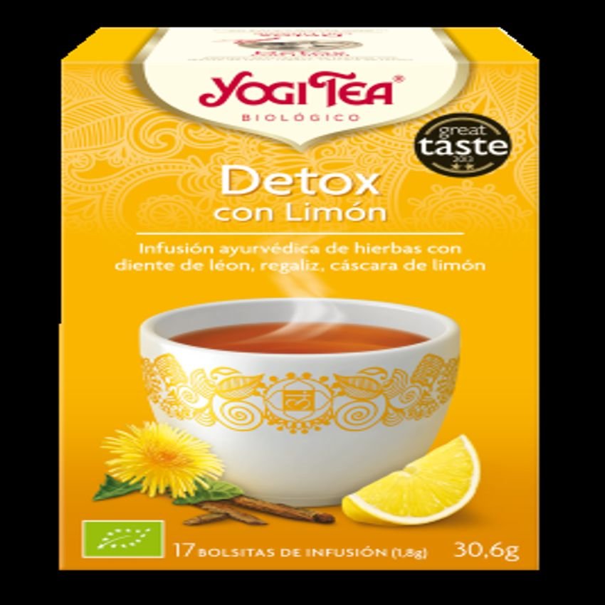 Detox con Limón · Yogi Tea · 17 filtros