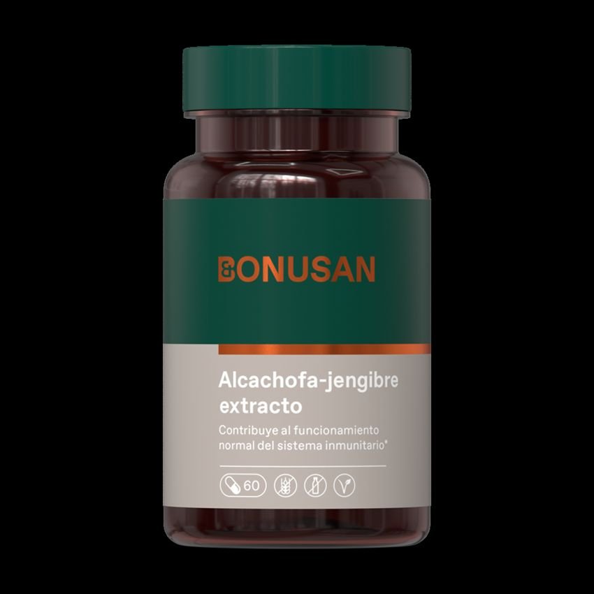 Alcachofa-Jengibre Extracto · Bonusan · 60 cápsulas