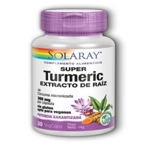 Super Turmeric (Curcuma) · Solaray · 30 cápsulas