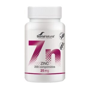 Zinc - Liberación Sostenida · Soria Natural · 200 comprimidos
