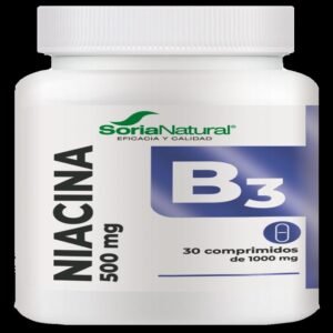 Niacina (Vitamina B3) - Liberación Sostenida · Soria Natural · 30 comprimidos