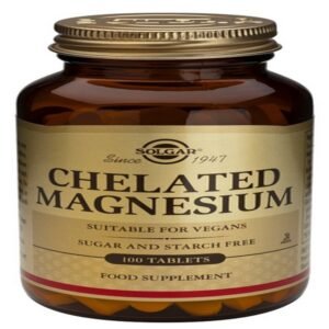 Magnesio Quelado · Solgar · 100 comprimidos