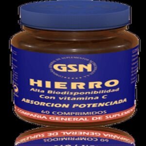 Hierro Bisglicinato + Vitamina C · GSN · 60 comprimidos