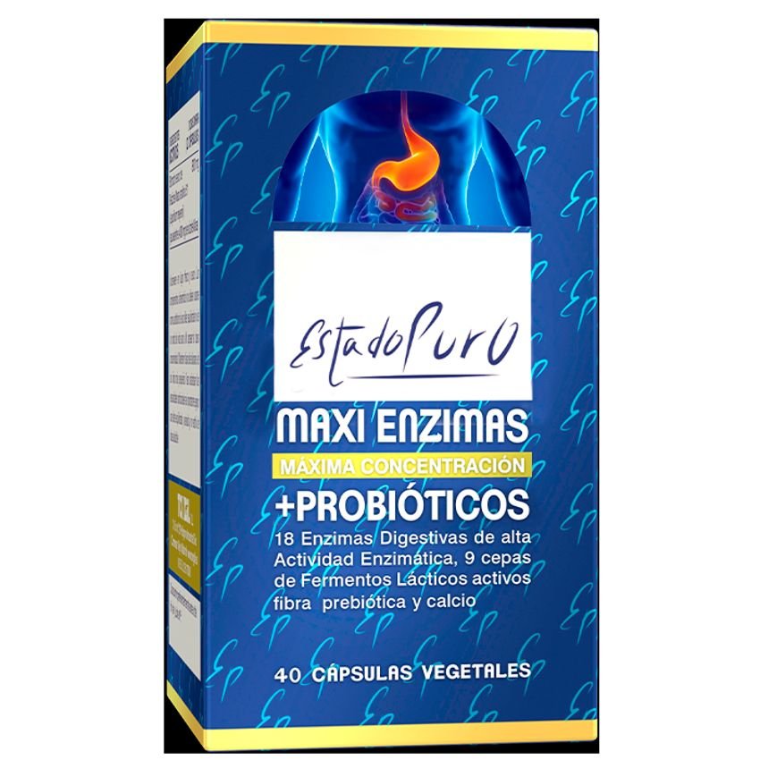 Maxi Enzimas con Probióticos · Tongil · 40 cápsulas