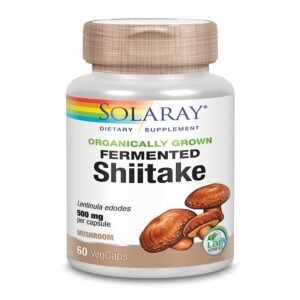 Shiitake Fermentado · Solaray · 60 cápsulas
