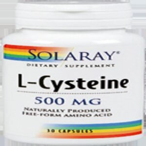 L-Cisteina 500 mg · Solaray · 30 cápsulas