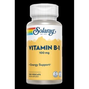 Vitamina B1 100 mg · Solaray · 100 cápsulas