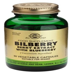 Mirtilo Extracto de Baya · Solgar · 60 cápsulas