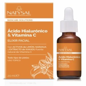 Elixir Facial con Acido Hialuronico y Vitamina C · Natysal · 20 ml