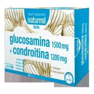 Glucosamina + Condroitina Forte · Naturmil · 20 ampollas