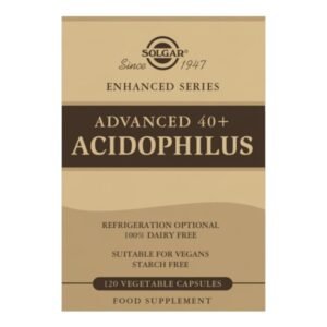 40 Plus Acidophilus Avanzado · Solgar · 120 cápsulas
