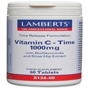 Vitamina C - Liberación Sostenida 1.000 mg · Lamberts · 60 comprimidos