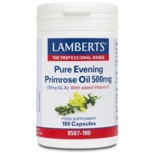 Aceite de Primula Puro 500 mg · Lamberts · 180 perlas