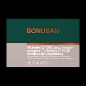 Vitamina C 1000 (Complejo de Ascorbatos) · Bonusan · 30 comprimidos
