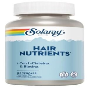 Hair Nutrients · Solaray · 120 cápsulas
