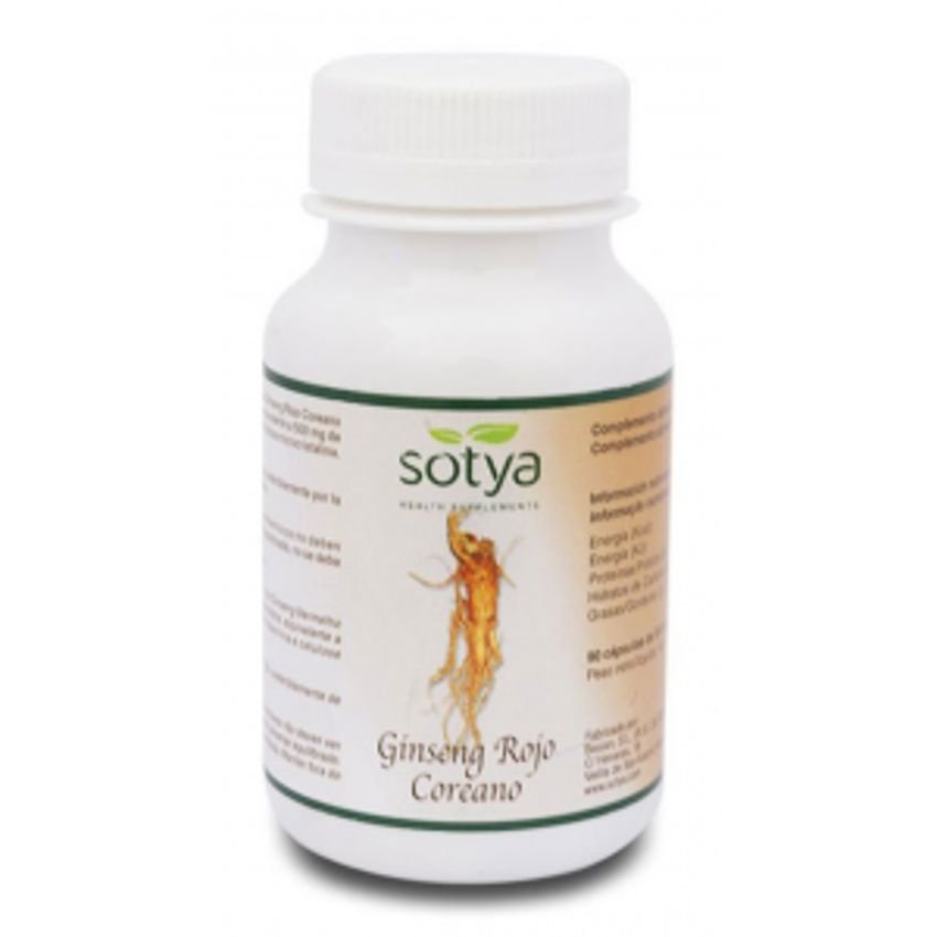 Ginseng Rojo Coreano · Sotya · 90 cápsulas