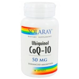 Ubiquinol 50 mg · Solaray · 30 cápsulas