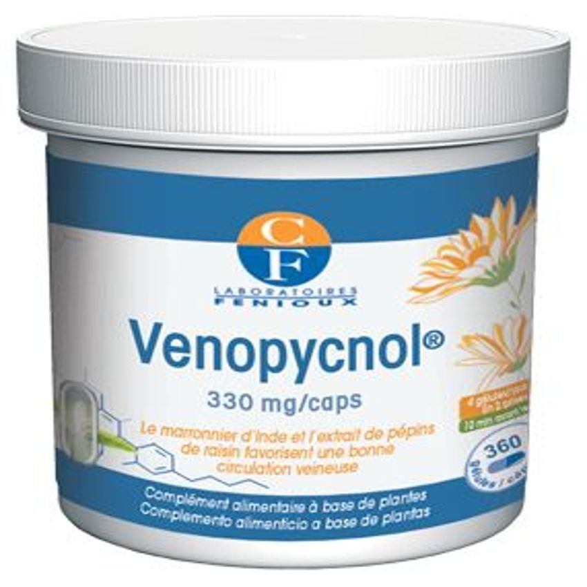 Venopycnol · Fenioux · 360 cápsulas