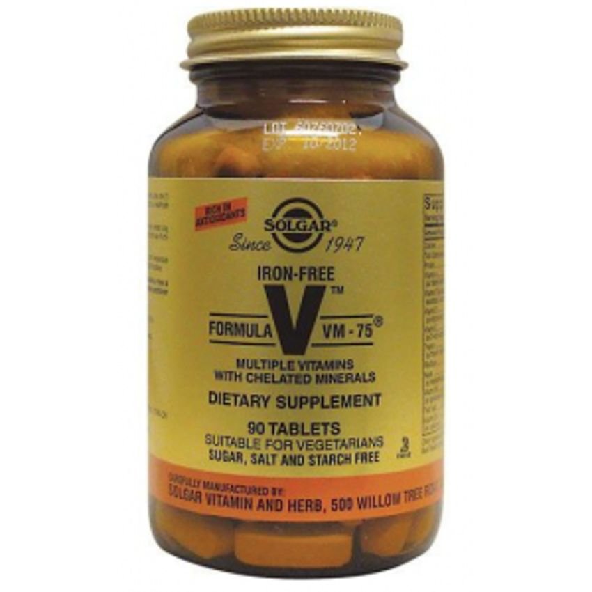 Fórmula VM 75 · Solgar · 90 comprimidos