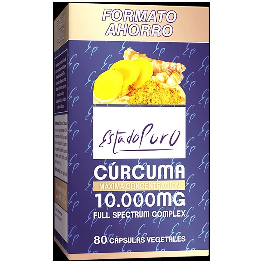 Cúrcuma 10.000 mg Full Spectrum Complex - Formato Ahorro · Tongil · 80 cápsulas