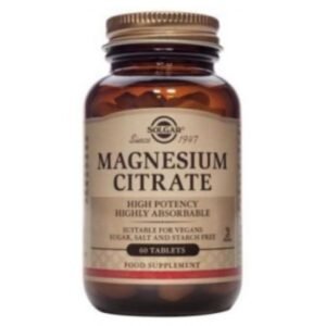 Citrato de Magnesio · Solgar · 60 comprimidos