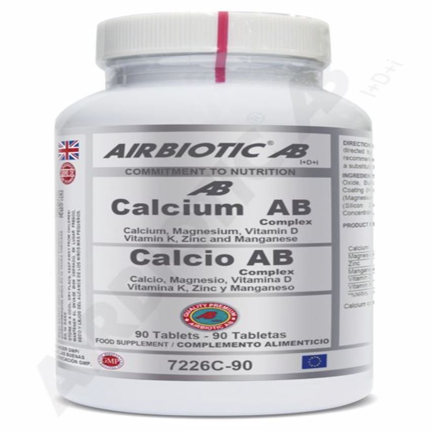 Calcio AB Complex · Airbiotic · 90 comprimidos