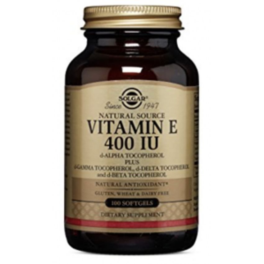 Vitamina E 400 UI · Solgar · 100 perlas