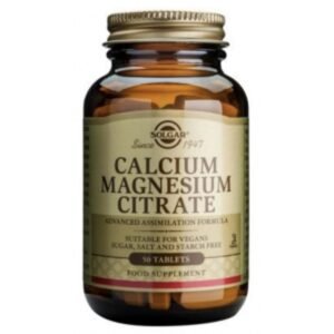 Calcio Magnesio Citrato · Solgar · 50 comprimidos