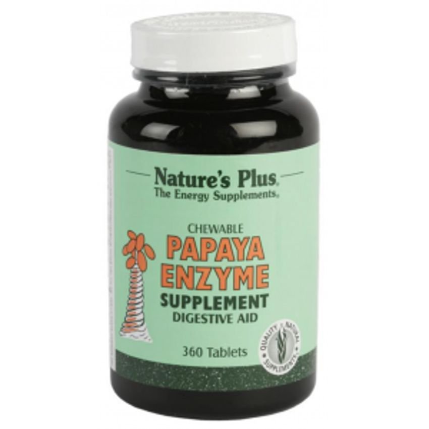 Papaya Enzyme · Nature's Plus · 360 comprimidos