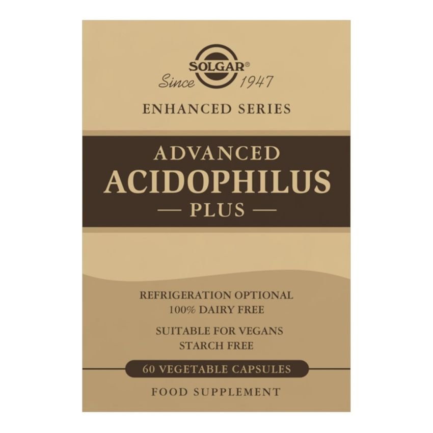 Acidophilus Plus Avanzado · Solgar · 60 cápsulas