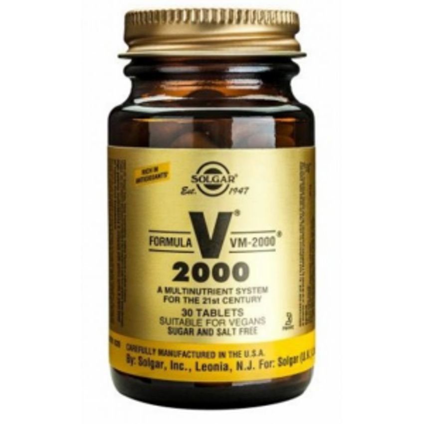 Formula VM-2000 · Solgar · 30 comprimidos