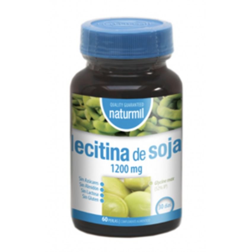 Lecitina de Soja 1.200 mg · Naturmil · 60 perlas