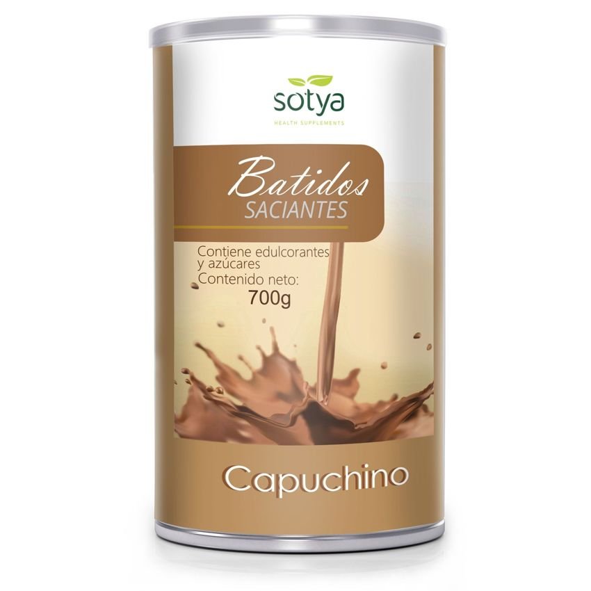 Batido Saciante – Sabor Capuchino · Sotya · 700 gramos