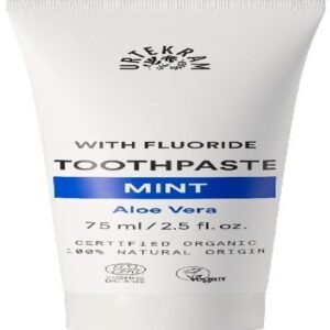 Pasta de Dientes Menta y Fluor · Urtekram · 75 ml