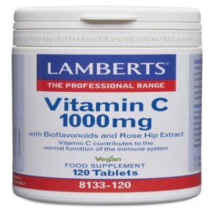 Vitamina C 1.000 mg con Bioflavonoides · Lamberts · 120 comprimidos