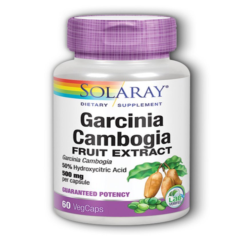 Garcinia Cambogia 500 mg · Solaray · 60 cápsulas