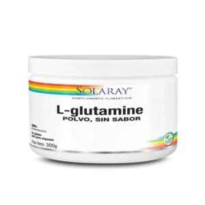 L-Glutamine Polvo · Solaray · 300 gramos