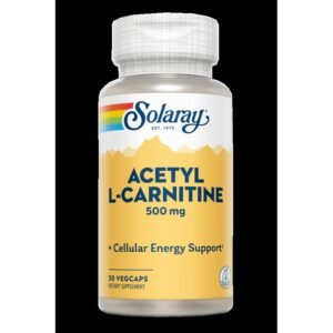 L-Acetil L-Carnitina 500 mg · Solaray · 30 cápsulas