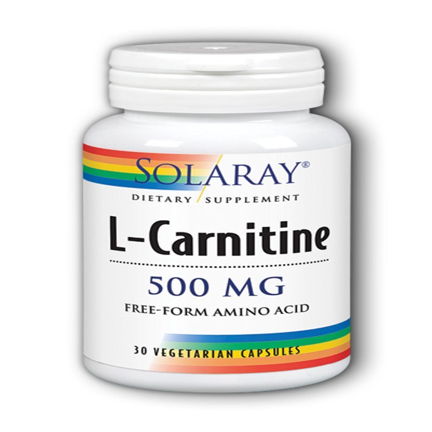 L-Carnitina 500 mg · Solaray · 30 cápsulas