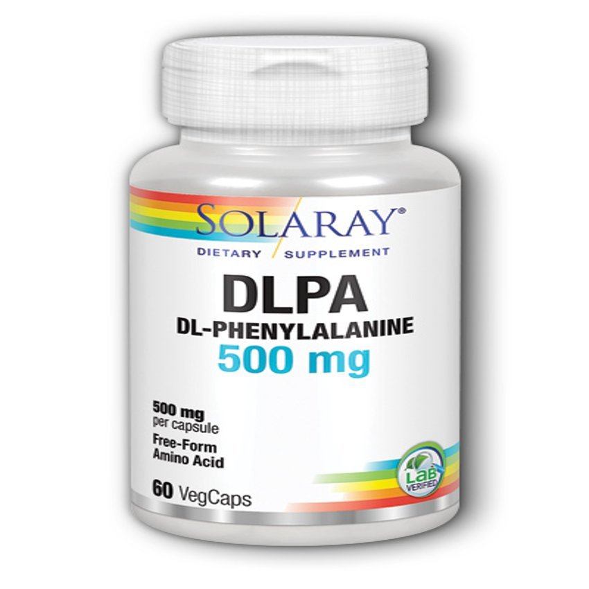 DLPA 500 mg · Solaray · 60 cápsulas