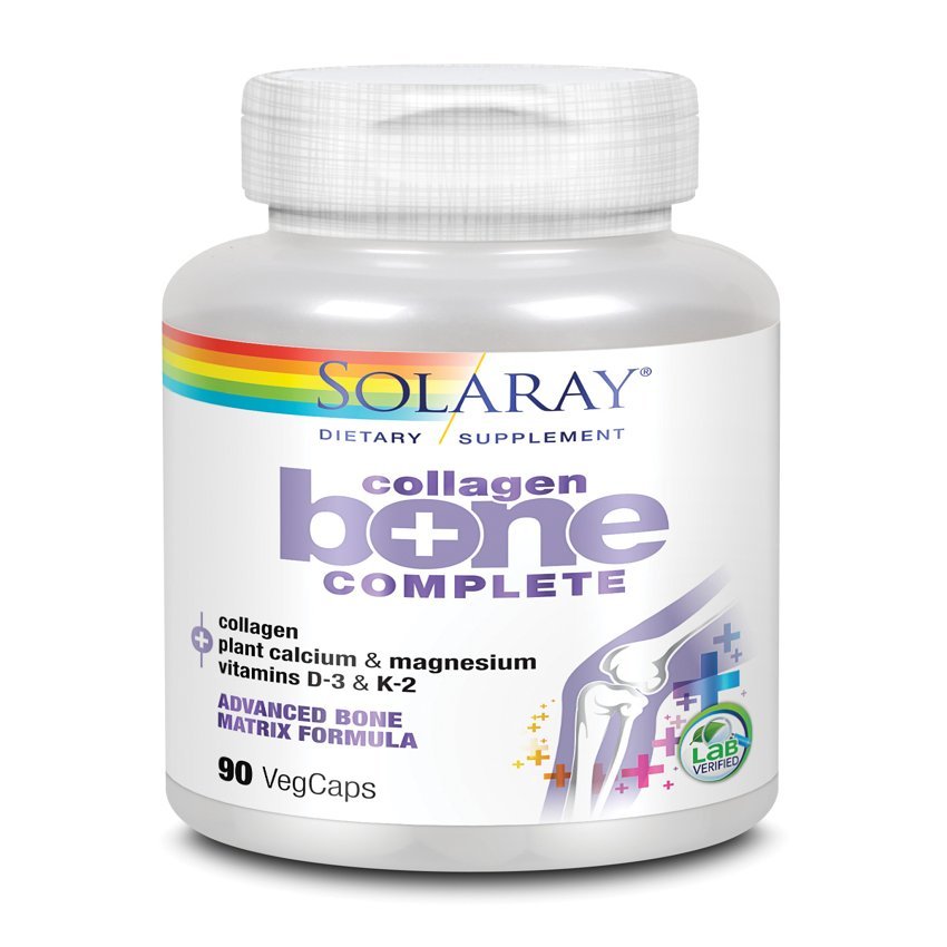 Collagen Bone Complete · Solaray · 90 Cápsulas