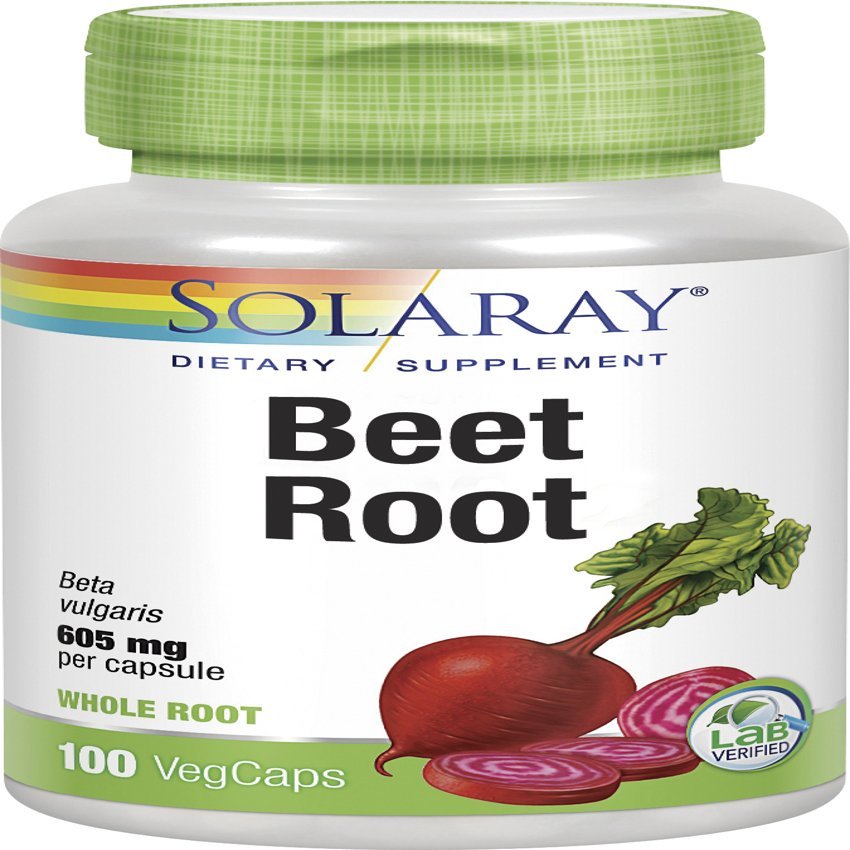 Beet Root (Remolacha) · Solaray · 100 Cápsulas