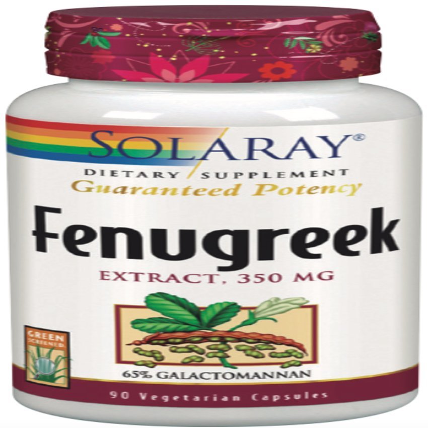 Fenugreek (Fenogreco) · Solaray · 90 Cápsulas