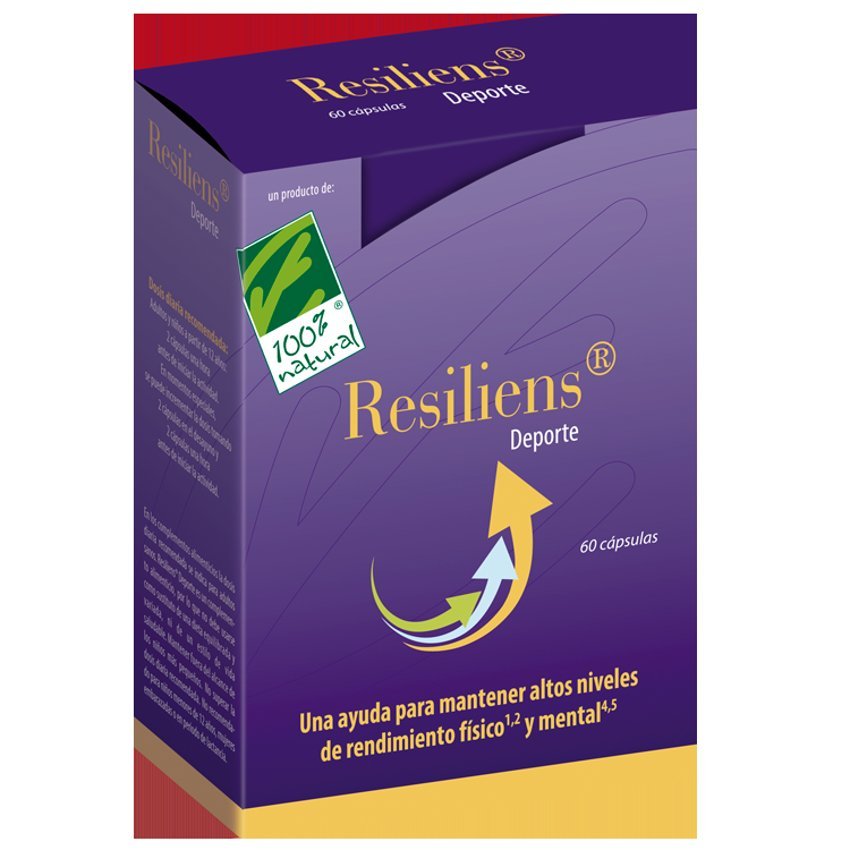 Resiliens Deporte · 100% Natural · 60 cápsulas