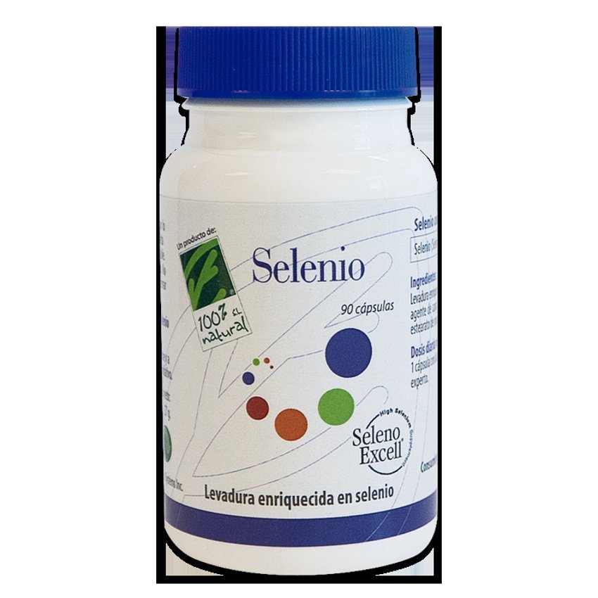 Selenio · 100% Natural · 90 cápsulas