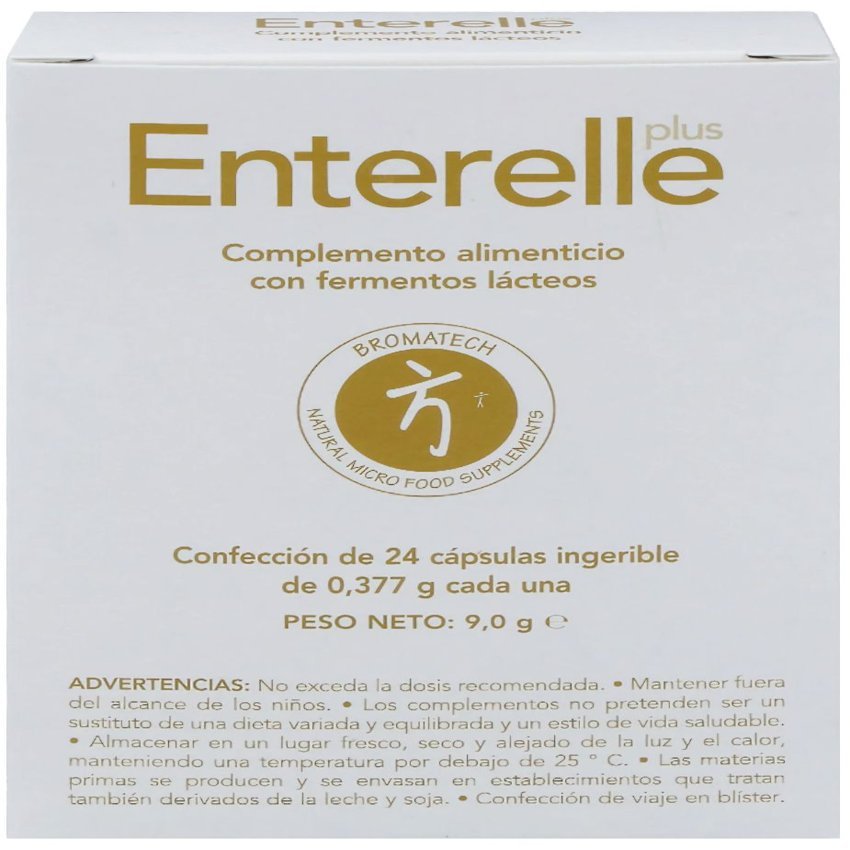 Enterelle Plus · Bromatech · 24 cápsulas
